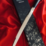 Shikisai Miyako Japanese Damascus blade,Modified 230mm Filleting/Carving Knife,With Ogg Sharpening edge