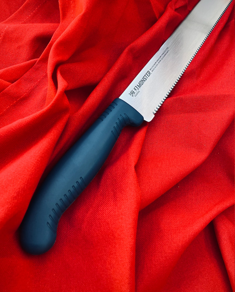 Namiba Monster 45cm Bread Knife Modified To Filleting When Required by