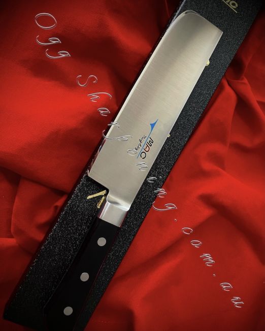 MAC Professional Series, Vegetable/Nakiri Knife, 170mm MJU-65 With Ogg Sharpening Edge