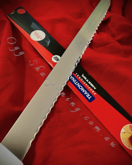 Tramontina  30cm Bread Knife With Ogg Sharpening Edge